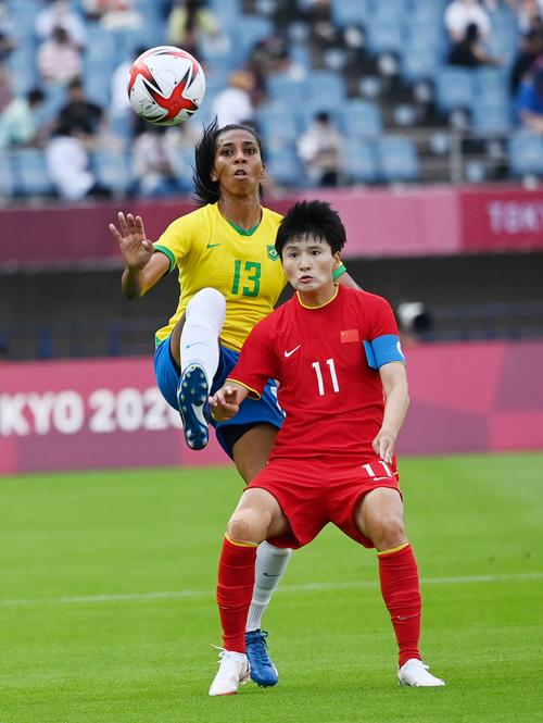 中国女足对巴西图片