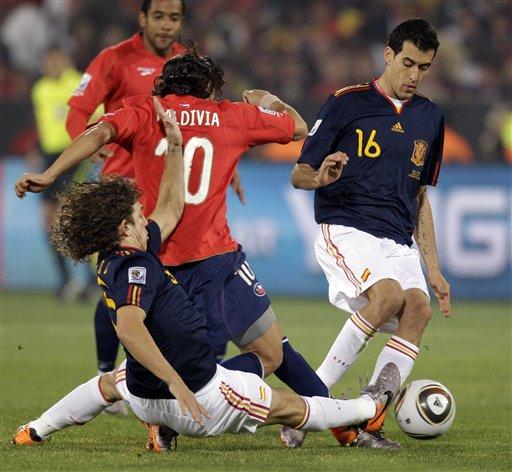 智利vs西班牙的相关图片